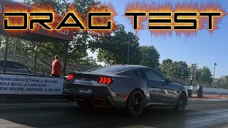 2024 Mustang Roush Supercharger RUNS 10S AT DRAG STRIP Automatic Launch Edition on 93 w MT TIRES [upl. by Inaja277]