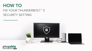 Thunderbolt™ 3 Security Settings Within the System BIOS [upl. by Sekyere381]