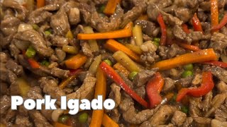 HOW TO COOK PORK IGADO  GAMIT ANG LIVER SPREAD  FILIPINO RECIPE [upl. by Aisanat]