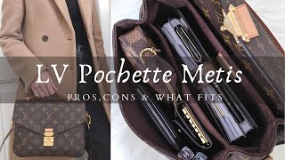 Louis Vuitton Pochette Metis Review 2021  Pros Cons WIMB  Do I Recommend [upl. by Munt]