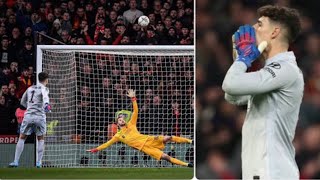 Kepa Arrizabalaga Penalty Miss vs Liverpool  Kepa Penalty Miss  Liverpool vs Chelsea Penalties [upl. by Deeann]