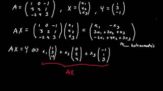 Matriser del 4  koppling mellan matriser och linjära ekvationssystem [upl. by Haniraz528]