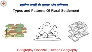 Types and Patterns Of Rural Settlement  Settlement Geography  Geography Optional In Hindi [upl. by Yedok321]