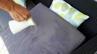 Tuto 💦Comment IMPERMÉABILISER💦un tissu de housse de COUSSIN [upl. by Susej]