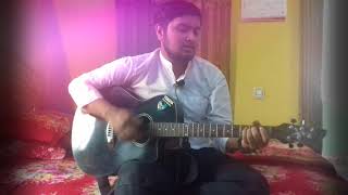 Onek shadhonar pore ami guitar cover by Hridoy adnan [upl. by Adal]