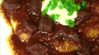 Goulash with polenta Slovenian recipe [upl. by Shaver]