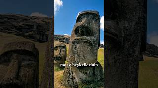 Paskalya Adası Moai Heykelleri🤯😳 shorts history shortsbeta [upl. by Annoya63]