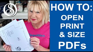 Printing PDFs and how to size and resize [upl. by Jae]