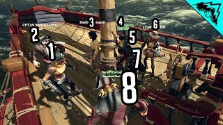 8 MAN CREW  Sea of Thieves Greatest Experience 5 [upl. by Ansell132]