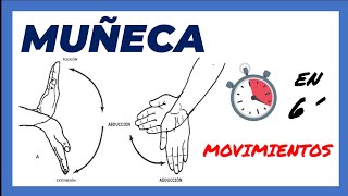 🥇 MOVIMIENTOS articulares DE LA MUÑECA suuuper FÁCIL  Biomecánica  Anatomía Radiocarpiana [upl. by Sirrep677]