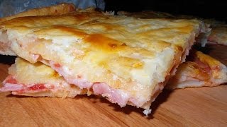 Ricetta PIZZA PARIGINA con Pasta Sfoglia  GiAlQuadrato [upl. by Nagirrek38]