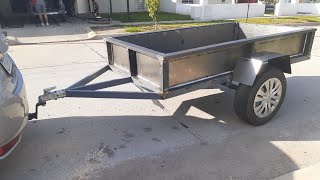 TRAILER FABRICACIÓN CASERA PASO A PASO [upl. by Hylan27]