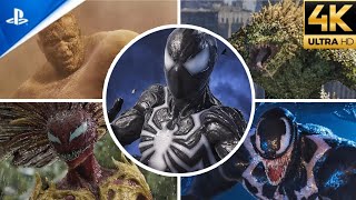 Symbiote Suit vs All Villains Boss Fight Ultimate Difficulty  SpiderMan 2 PS5 4K [upl. by Tayyebeb]