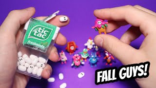 Making FALL GUYS out of Tic Tacs amp Polymer Clay [upl. by Wendolyn]