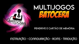 Multijogos Batocera PC como instalar configurar e colocar roms [upl. by Gievlos]