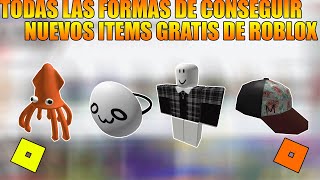 TODAS LAS FORMAS DE CONSEGUIR ITEMS GRATIS EN ROBLOX 2022 [upl. by Llecrad]