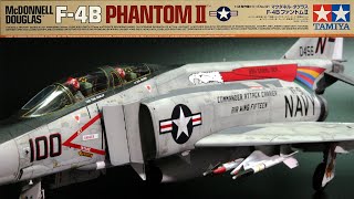 TAMIYA 148 F4B PHANTOM Ⅱ Full Build [upl. by Eidnam]