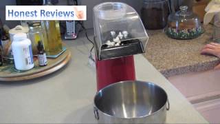 Cuisinart CPM100 EasyPop Hot Air Popcorn Maker Review [upl. by Noremak]