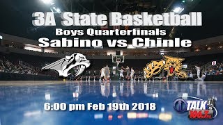 Sabino vs Chinle 3A State Basketball Quarterfinals Full Game [upl. by Leiuqeze]