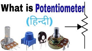 What is Potentiometer in Hindi Working Principle and Connection [upl. by Einaeg]