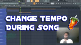 How to Change Tempo Throughout Song  Automate BPM FL Studio 20 [upl. by Ogawa792]