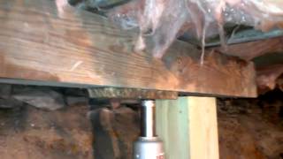 Raising Floor in 155 yr Old House  Part 2 Fixed [upl. by Ahsinrac]