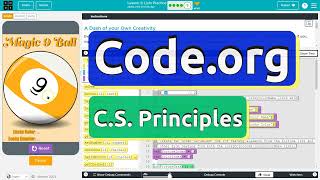 Codeorg Lesson 35B Lists Practice  Tutorial with Answers  Unit 6 CS Principles [upl. by Kcirdes]