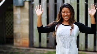 16YearOld Girl Mahina Maeda on Surfing Giant Nazare The Inertia [upl. by Anifesoj]