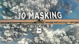 10 CREATIVE Masking Video Effect in Vn Video Editor [upl. by Caine]