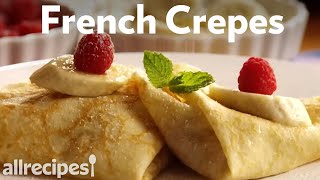 How to Make French Crepes  Allrecipes [upl. by Eenerb]