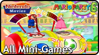 Mario Party 6  All Mini Games Multiplayer [upl. by Wichman]