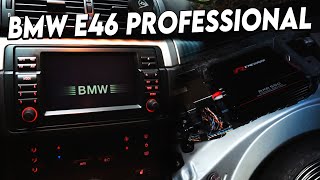 BMW E46 Professional Navi Radio  Bluetooth Interface und Endstufe Montieren [upl. by Ydnat]