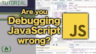 Debug JavaScript  JavaScript debugging in devtools How to debug Javascript  Chrome dev tools [upl. by Vance]