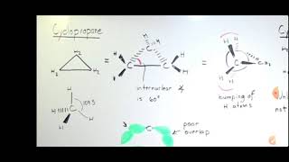 cyclopropane conformational analysis [upl. by Powel]