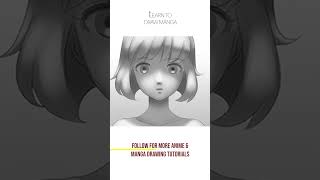 Easy way to draw anime eyes eye tutorial eyedrawing anime [upl. by Cherin]