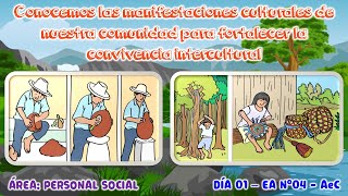 CONOCEMOS LAS MANIFESTACIONES CULTURALES DE NUESTRA COMUNIDAD  🏡 5°Y 6° GRADO  AeC 🏡 [upl. by Ylrebnik]