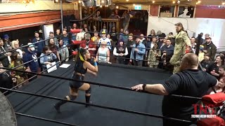 Charlie Hubley and Moon Miss Opening Promo at Propeller Aracde  PWU Halifax NS Bar Show Wrestling [upl. by Ayhay623]