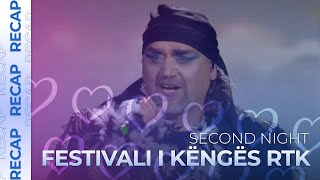 Festivali i Këngës në RTK 2024 Kosovo  Second Night  RECAP [upl. by Jerold669]