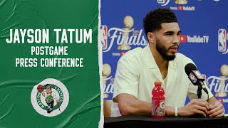 Jayson Tatum Postgame Media Availability  NBA Finals Game 4  Boston Celtics vs Warriors [upl. by Paolo]