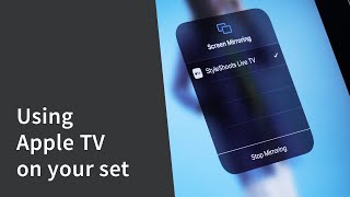 AirPlay Mirroring your iPad with Apple TV [upl. by Nymsaj]