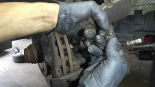 How To Replace MercedesBenz C300 Front Brake Pads [upl. by Rhea]