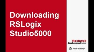 Rockwell  Download RSLogix Studio 5000 [upl. by Akkeber]