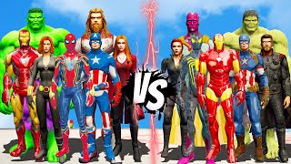 THE AVENGERS VS THE AVENGERS  EPIC BATTLE [upl. by Nilatak]