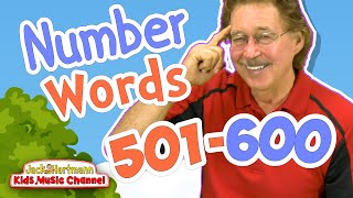 Number Words  501600  Jack Hartmann [upl. by Frech]