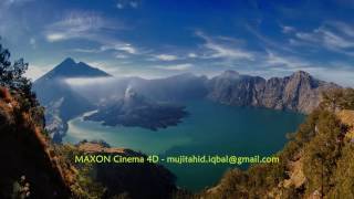 Animasi Letusan Rinjani Samalas [upl. by Gilba263]