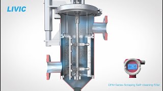 Selfcleaning Filter Working PrincipleBladeFlo® Selfcleaning Filter｜ LIVIC DFM Series Filter [upl. by Yssac49]