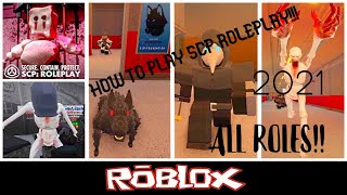 Roblox SCP Roleplay How to Play Tutorial All roles Tutorial Part 1 [upl. by Nalrah]