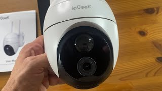 Security Camera Outdoor Wireless WiFi 360° PTZ Camera ieGeek [upl. by Airetnuhs]