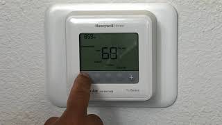 How to Use Your Honeywell T4 Pro Thermostat [upl. by Marty]