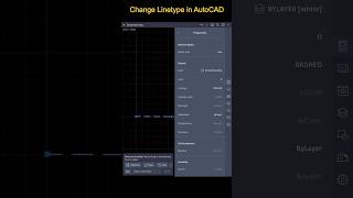 How To Change Linetype In AutoCAD On iPad shorts cad autocad ipaddrawing ipad linetype [upl. by Pallas]